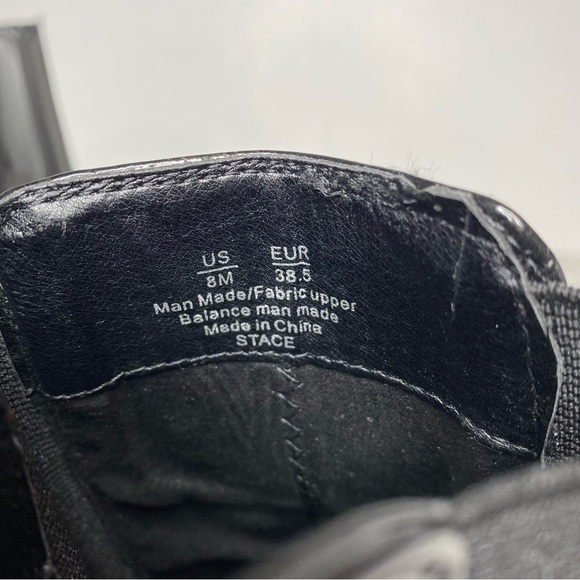 Circus Sam Edelman Stace Platform Black Patent Leather Heeled Bootie 8M - Picture 13 of 16